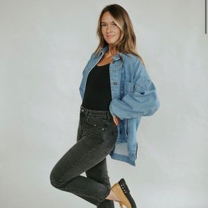 FREE PEOPLE MADISON CITY DENIM JACKET